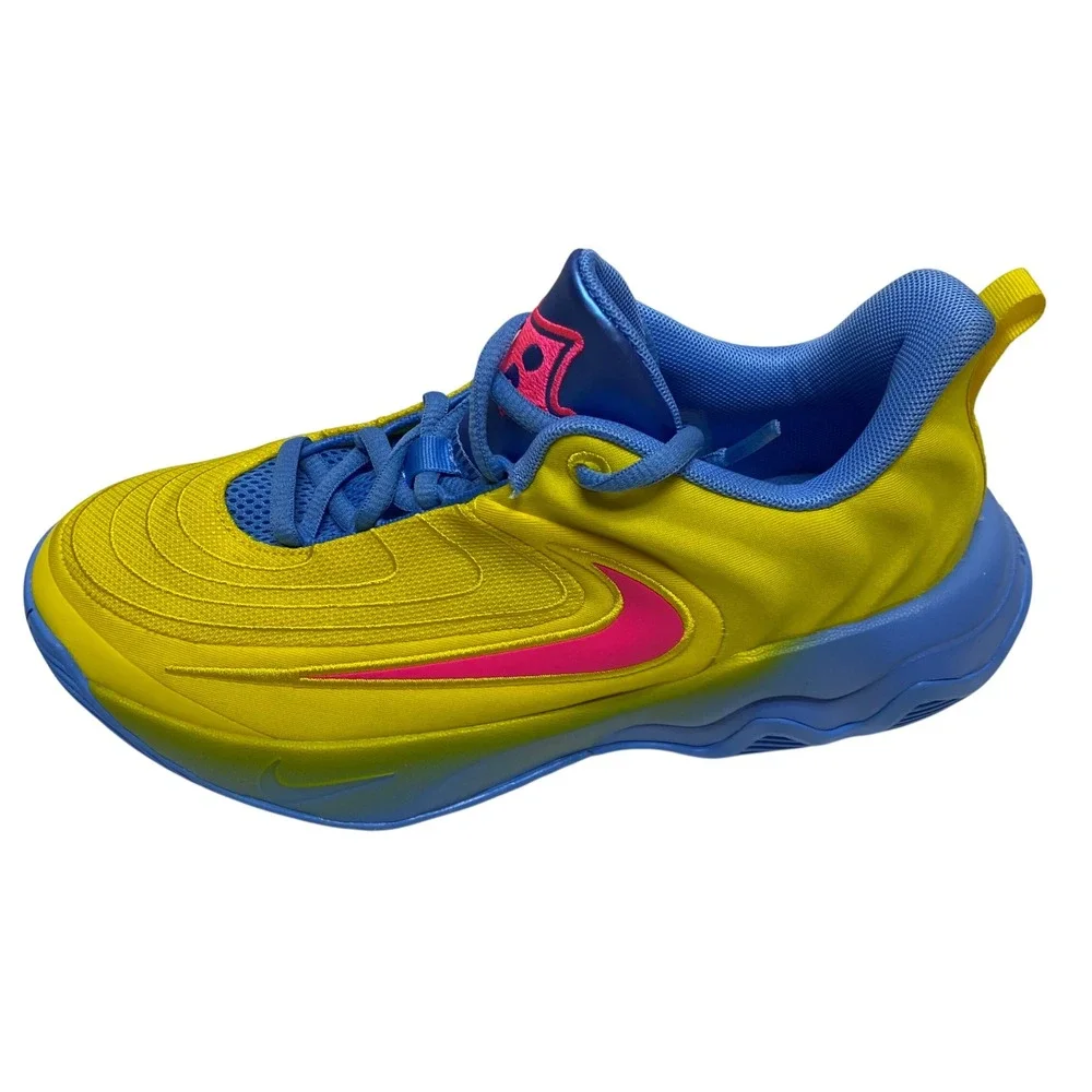 Nike Giannis Immortality 2 Yellow Blue Pink Shoes FZ6734-700 Kids 6Y NWOB